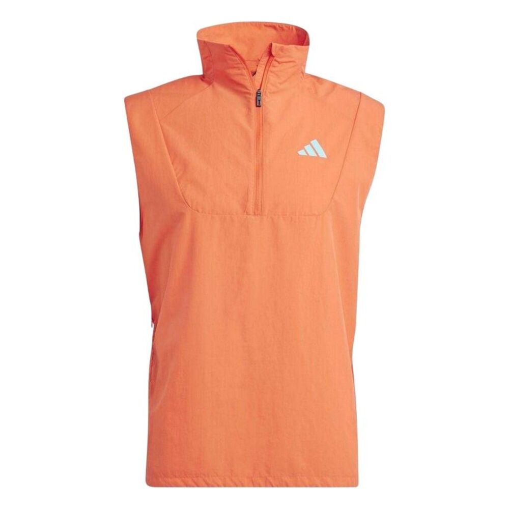 Adidas Mens Adizero Sleeveless Running Vest / Red